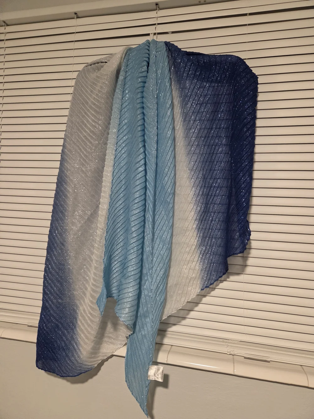 Lightweight Blue Ombre Women's Scarf